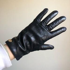 Coach Leather Gloves | Sheep Leather & Wool